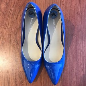 Nine West royal blue pumps/heels